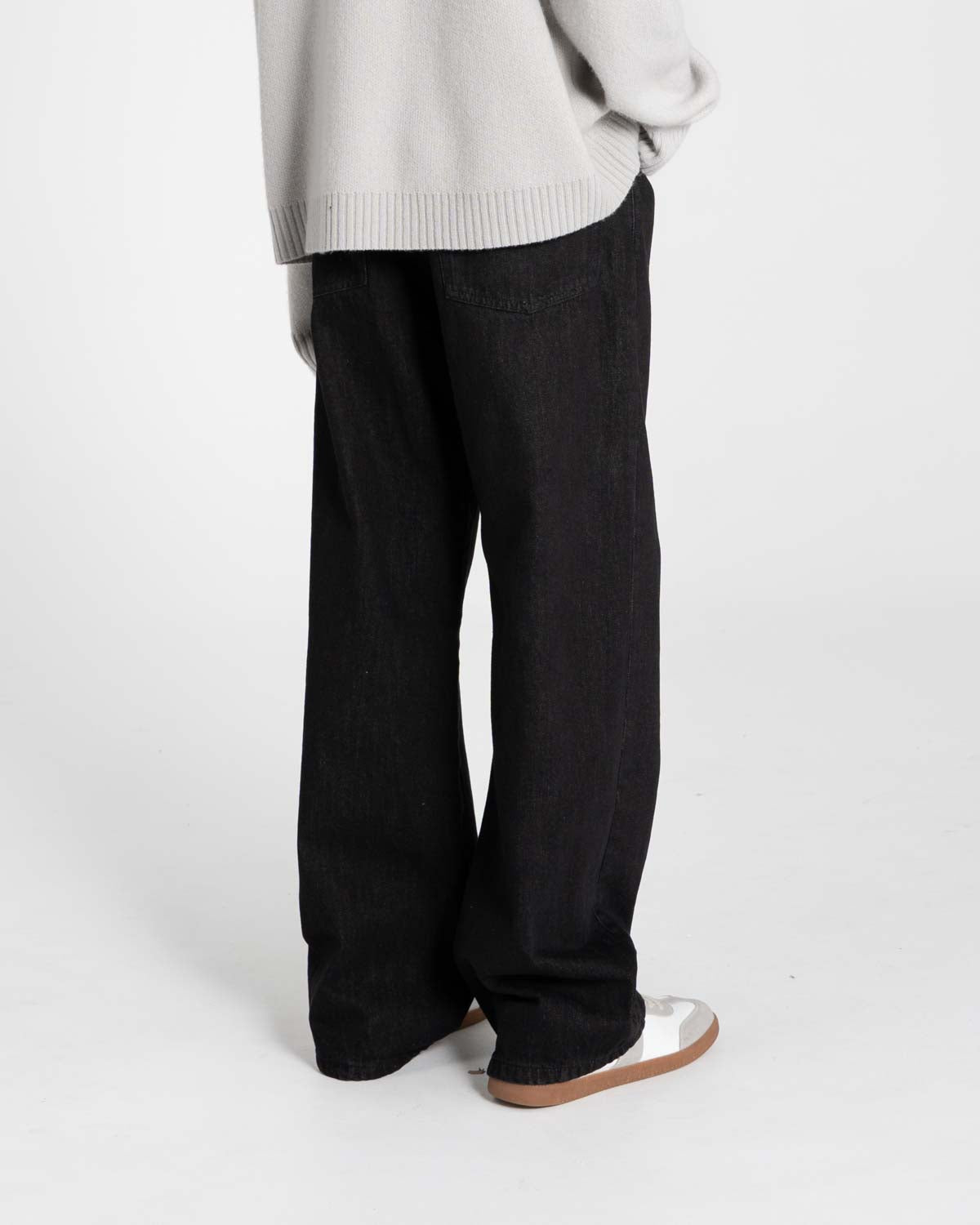 Baggy Denim Jeans Black HERRER